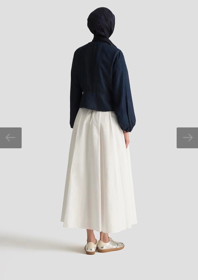 Armine Tencel Bluz Koyu Lacivert - Görsel 3