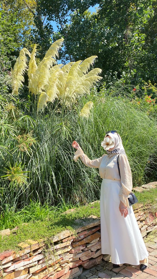 Bej renkli Gömlek Kolları Süslü - Görsel 2