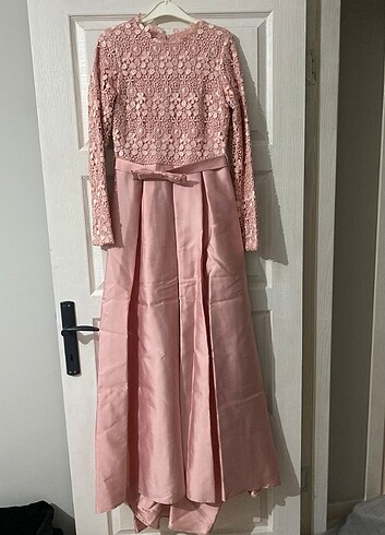 Tatlı Pembe  Mezuniyet Söz Nişan Davet Elbisesi - Görsel 4