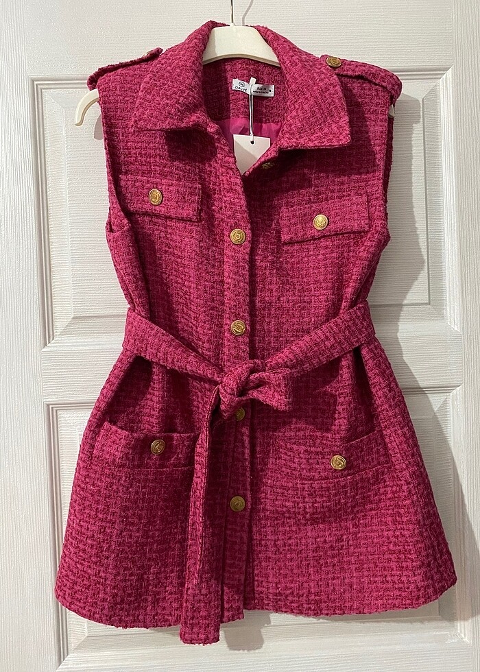 Qalve Marka Tüvit Yelek Yeni - Görsel 2