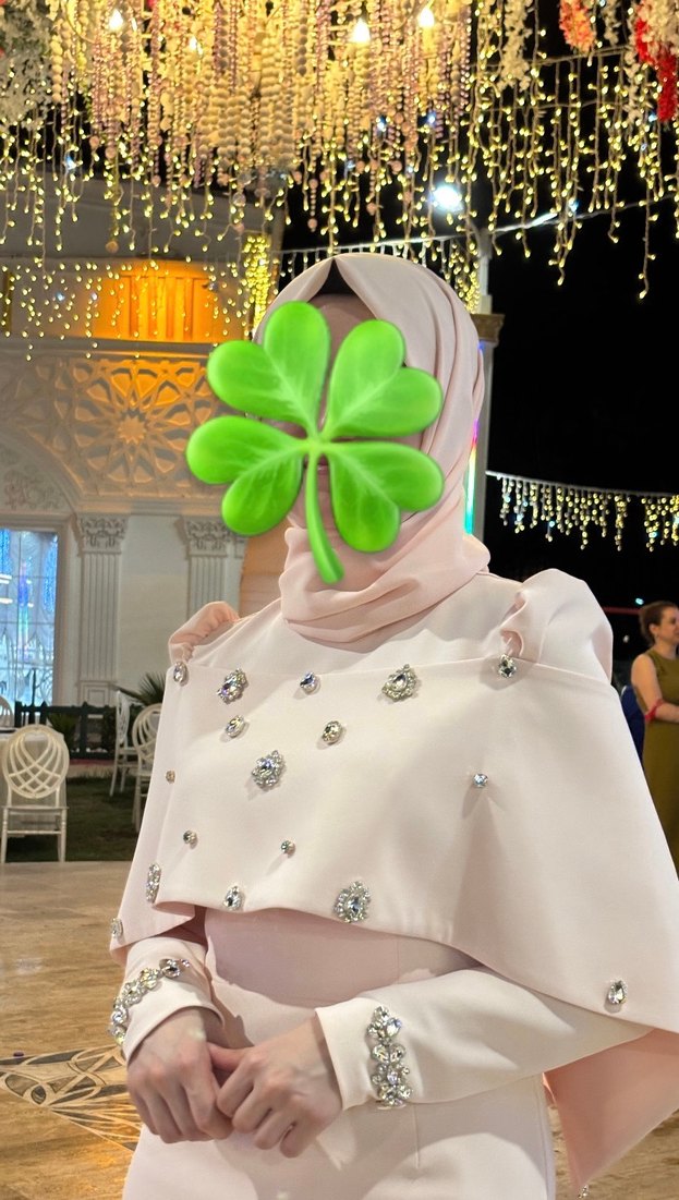 Uzun Tesettür Abiye - Görsel 4