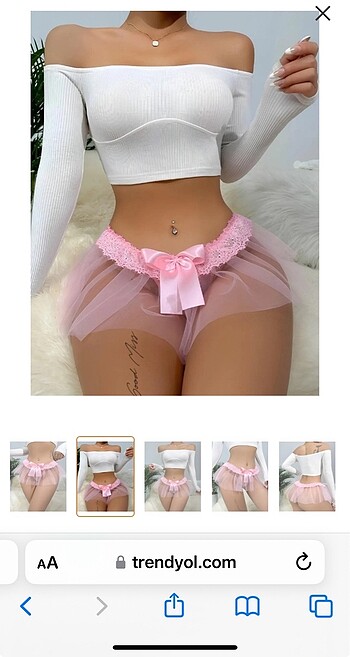 Etek Detaylı Külot - Görsel 5