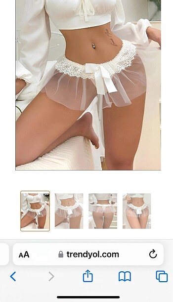 Etek Detaylı Külot - Görsel 7