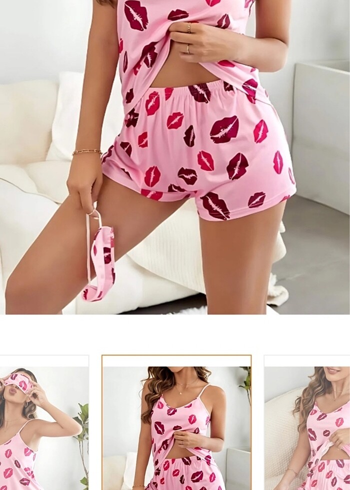 Uyku Bantlı Gecelik Takımı - Görsel 2