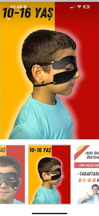 OSİMHEN Maske - Görsel 5