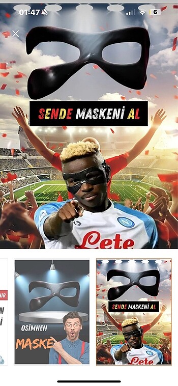 OSİMHEN Maske - Görsel 7