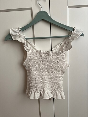 Sheinside dekolte detaylı crop