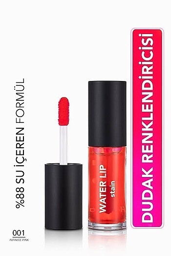 Flormar Water Lip Stain Tint 001