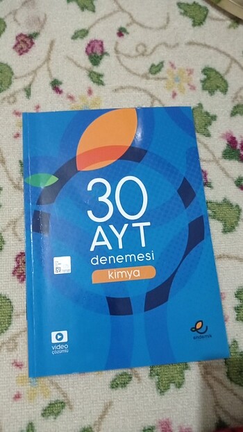 Ayt 30lu kimya deneme endemik 