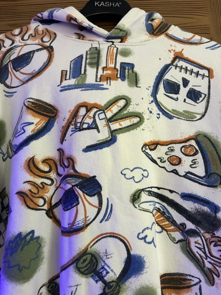 Erkek Çocuk Kapüşonlu Baskılı Sweatshirt - Görsel 3