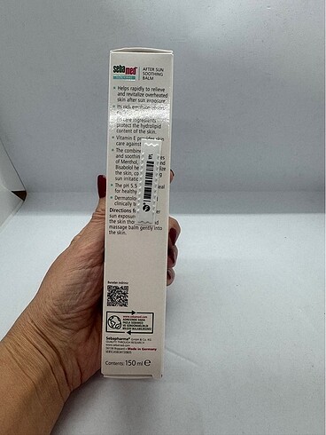 Beden Renk Sebamed güneş sonrası balsam sıfır 150ml
