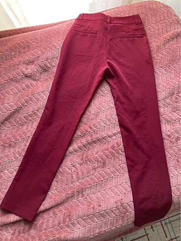 xs Beden bordo Renk pantolon