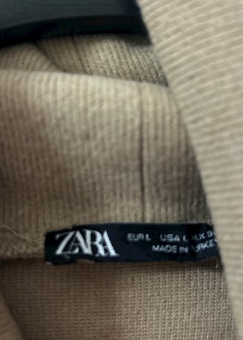 Zara Bej Kolsuz Balıkçı Yaka Salaş Triko