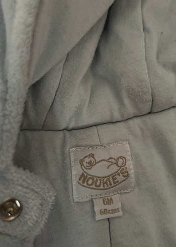 Mavi Bebek Erkek Peluş Tulum Kapüşonlu - Görsel 2