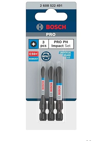 BOSH 3 LÜ BİTS MATKAP UCU