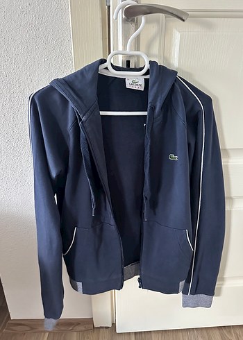 Lacoste Koyu Mavi Fermuarlı Kadın Ceket