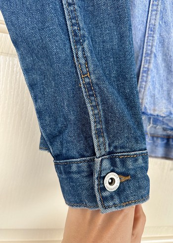 Stradivarius Jean Ceket - Görsel 5