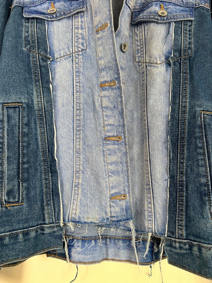 Stradivarius Jean Ceket - Görsel 4