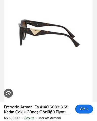 Giorgio Armani Armani Gözlük