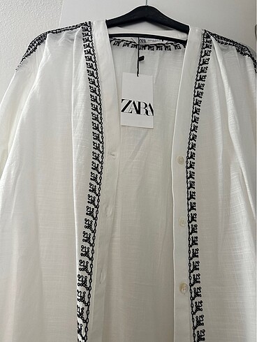 s Beden beyaz Renk Zara Tunik Elbise