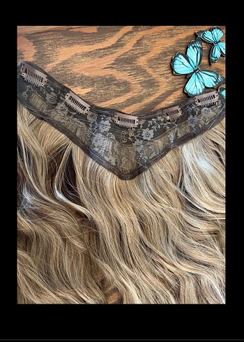 Bohem Gri-Bej Dalgalı Sentetik Saç - Görsel 3