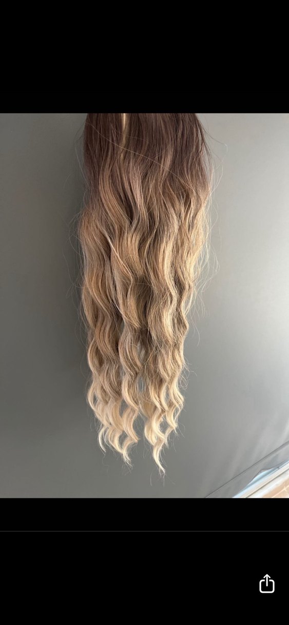 Bohem Gri-Bej Dalgalı Sentetik Saç - Görsel 2