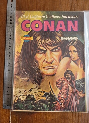 Conan 86'lık Büyük Boy Dergi Serisi 51
