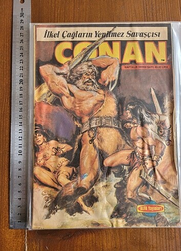 Conan 86'lık Büyük Boy Dergi Serisi 42