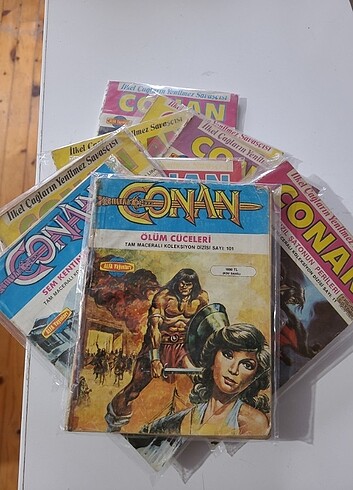 Conan 186'lık seriden 9 adet