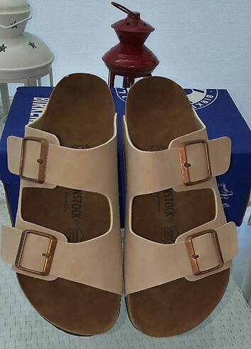 Birkenstock Birkenstock Arizona bayan terlik süet bej