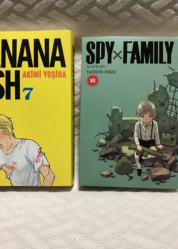 Banana Fish 7 & Spy x Family 10 Manga Seti