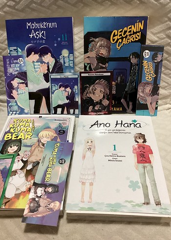  Beden Ano Hana ve Diğer Manga Kitapları Seti