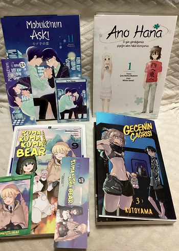 Ano Hana ve Diğer Manga Kitapları Seti