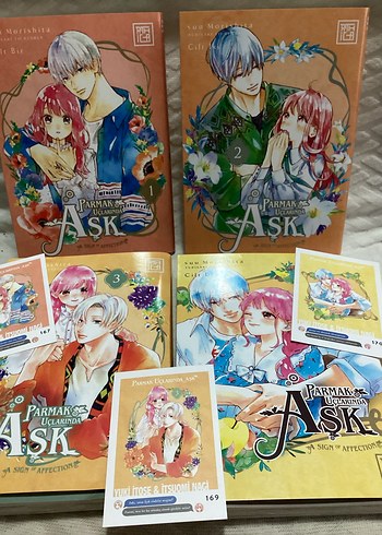  Parmak Ucundaki Aşk 1-4 Manga Seti