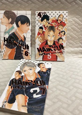 Haikyuu!! Cilt 4, 5 ve 6 Manga Seti