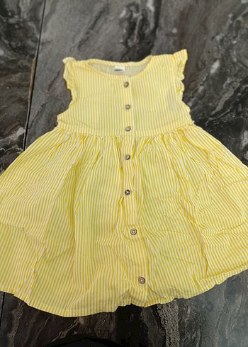 Lc Waikiki Sarı Kız Çocuk Elbise 2 3 yaş. bir kere giyildi.