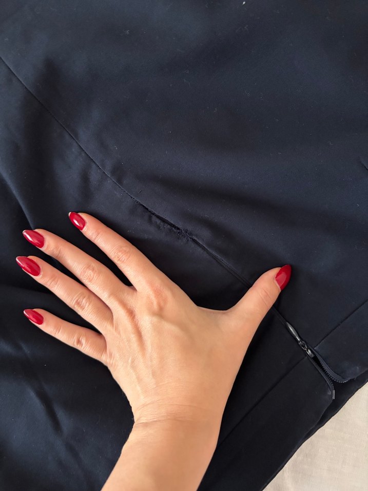 Lacivert Kalem Etek - Görsel 5