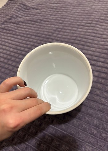 Beyaz ve Gri Seramik Vazo - Görsel 4