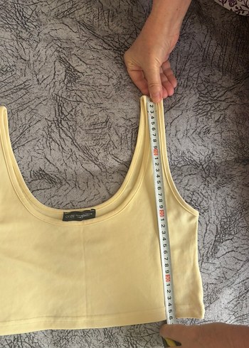 Sarı V Yaka Basic Atlet - Görsel 2