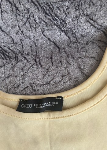 Sarı V Yaka Basic Atlet - Görsel 4