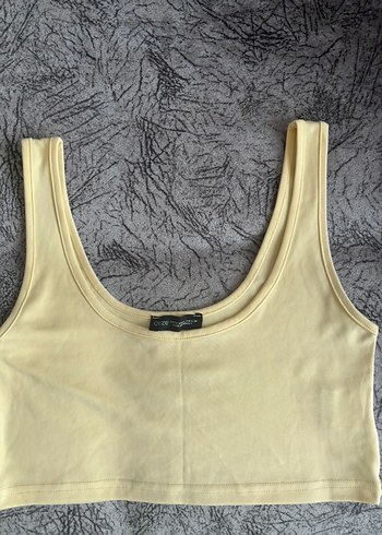 Sarı V Yaka Basic Atlet - Görsel 3