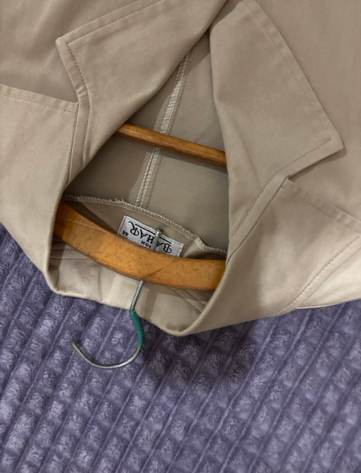 Bej Düğmeli Kadın Blazer Ceket - Görsel 4