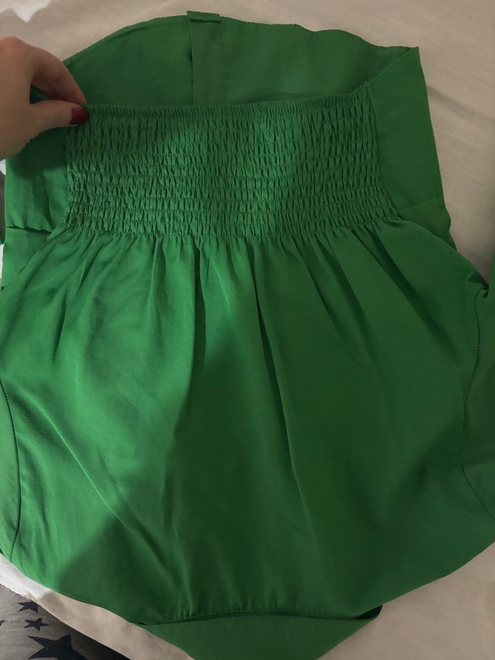 Yeşil Kadın Gömlek - Görsel 4