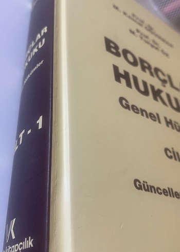 Borçlar Hukuku Genel Hükümler Kitabı iki cilt