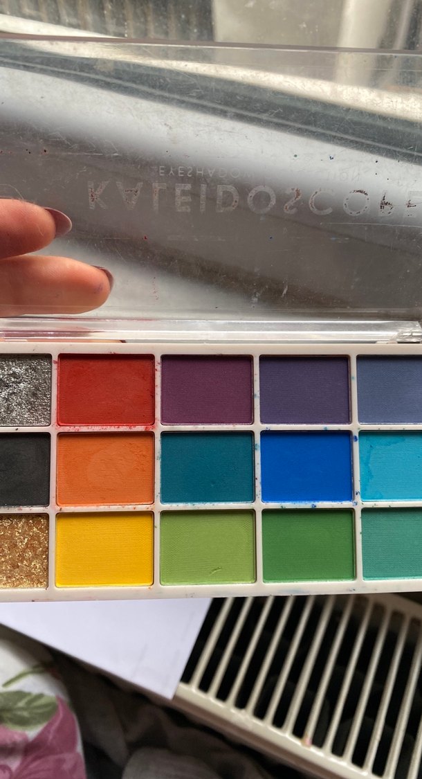 Kaleidoscope Marka Canlı Çok Renkli Göz Farı Paleti - Görsel 3