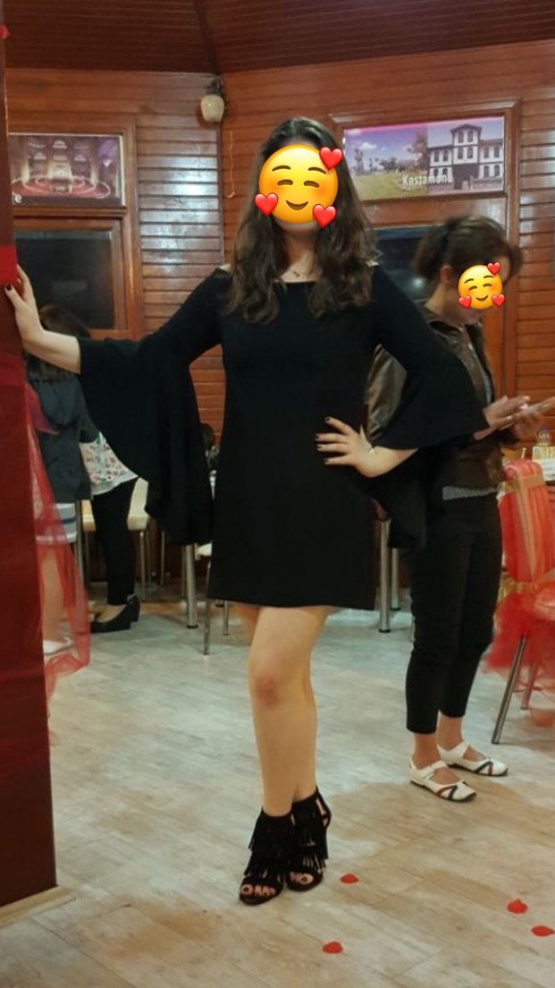 Yeşil elbise - Görsel 4