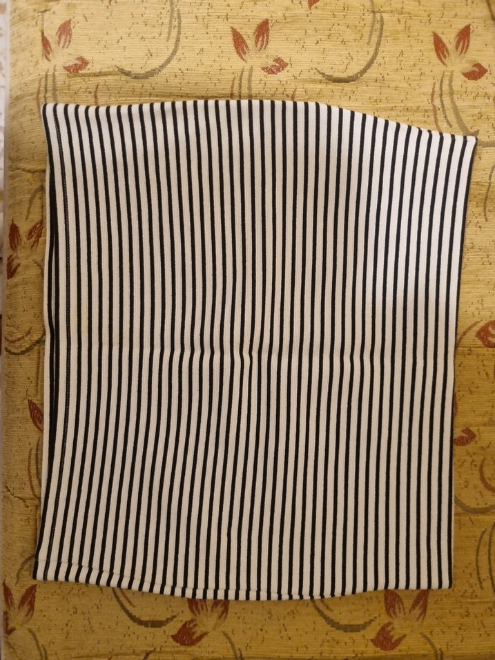 Çizgili Mini Etek Mavi - Görsel 4