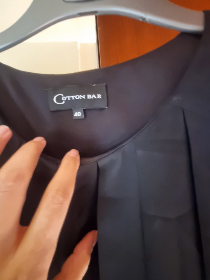 Uzun Tül Kollu Piliseli Siyah Kadın Elbise - Görsel 3