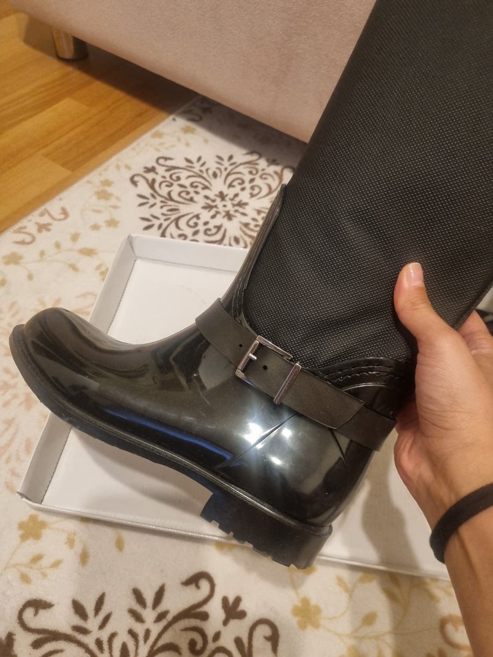 F By Fabrika Siyah Rugan Kadın Çizme ANDERA - Görsel 4