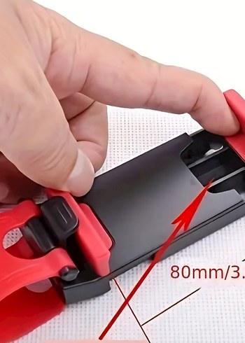 Kırmızı Direksiyon Telefon Tutucu - Görsel 2